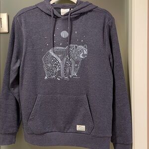 Women’s Mountain & Isles Navy Bear Graphic Hoodie